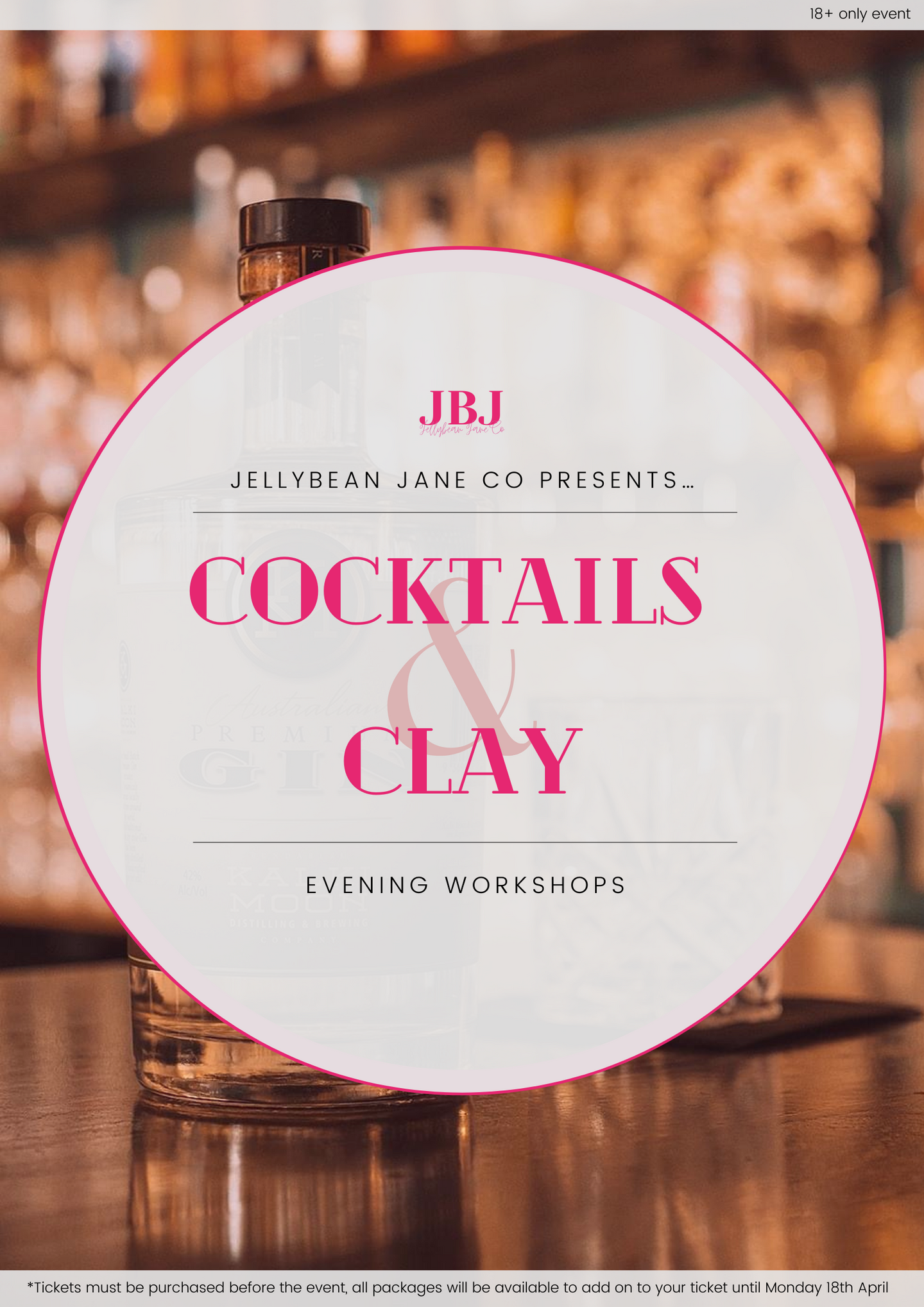 Cocktails & Clay Workshops