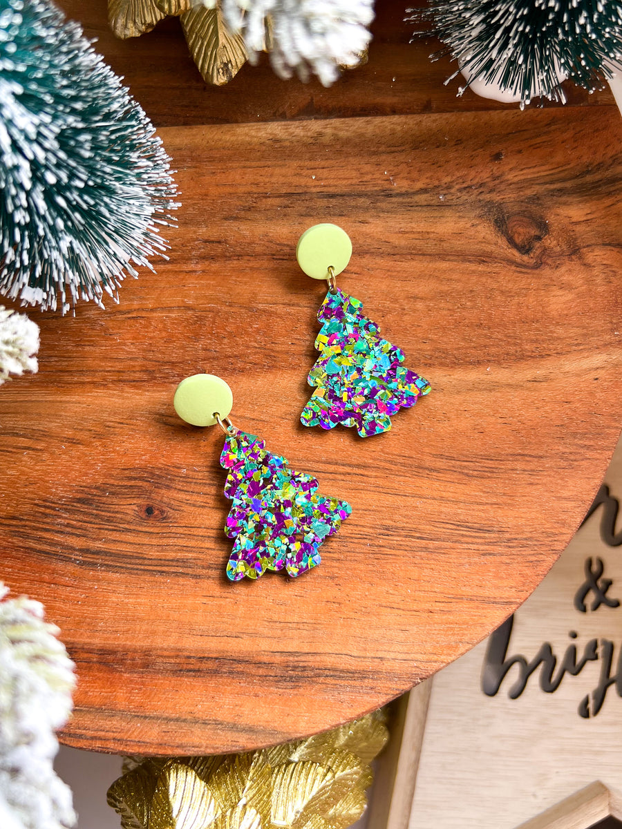 Christmas Party Trees - Green/Lime